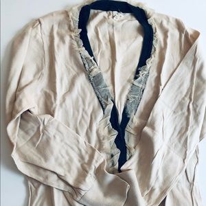 J. Crew Sweater Ruffle Cardigan